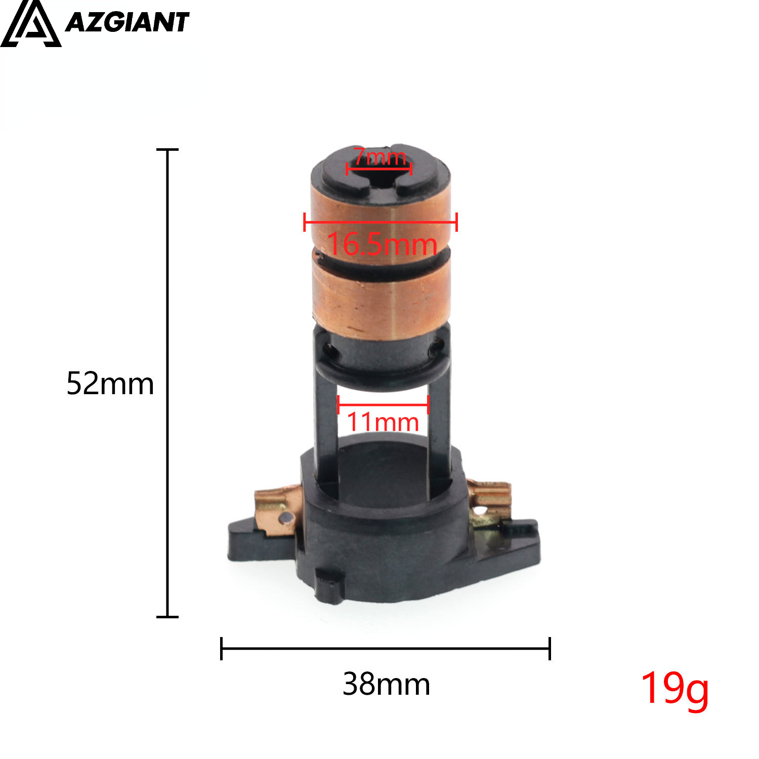Para Volkswagen Jetta Passat B5 Bosch colector de generador cabeza de cobre anillo colector de corriente (7x16x51mm) para Ford mondeo
