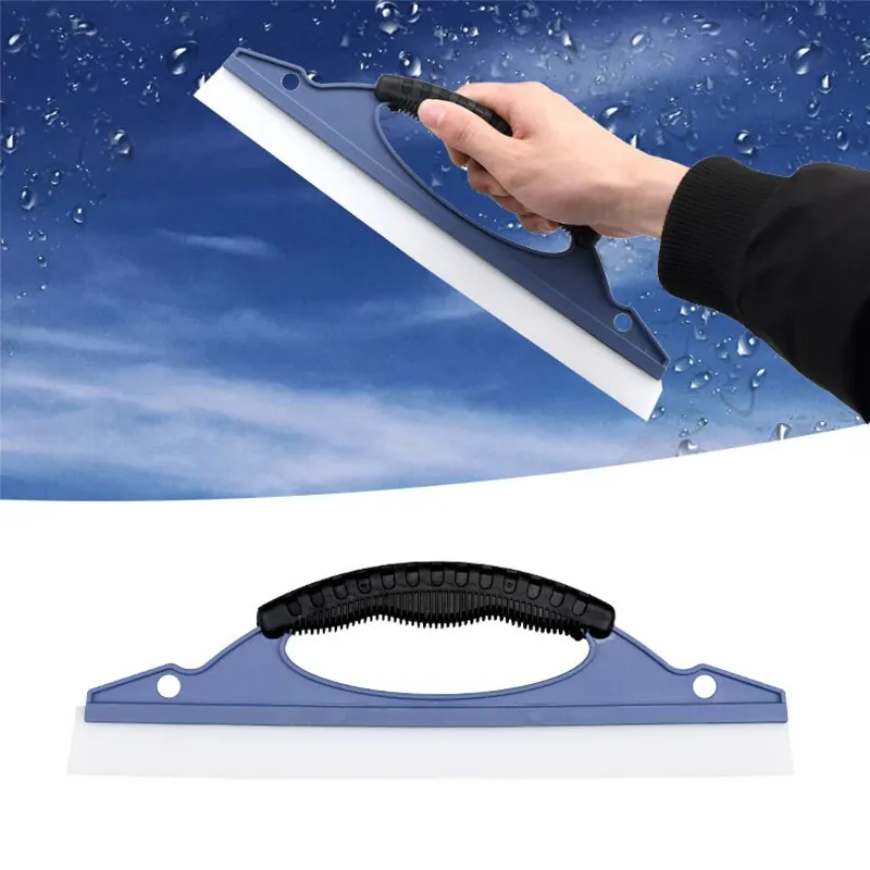 Essuie-glace à eau en gel de pton pour tableau de voiture, nettoyage de vitres de voiture en silicone, nettoyant propre, raclette de séchage, accessoires de nettoyage de voiture