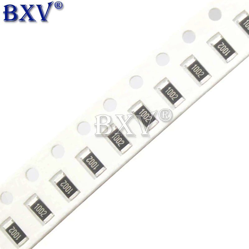 100 TEILE/LOS 1206 1% SMD Widerstand 0R ~ 10M 1/4W 0 1 10 100 150 220 330 Ohm 1K 2,2K 10K 100K 0R 1R 10R 100R 150R 220R 330R 1M 10M