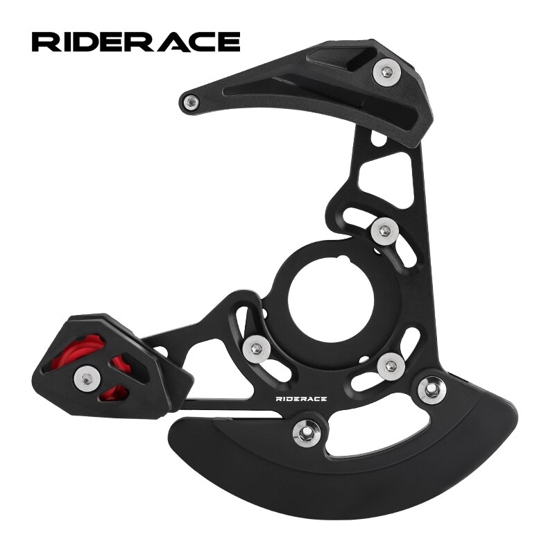 RIDERACE panduan rantai sepeda, ISCG 03/05 BB Mount sepeda MTB Chainring tunggal 32-38t 1x sistem Chainwheel plat pelindung Bash