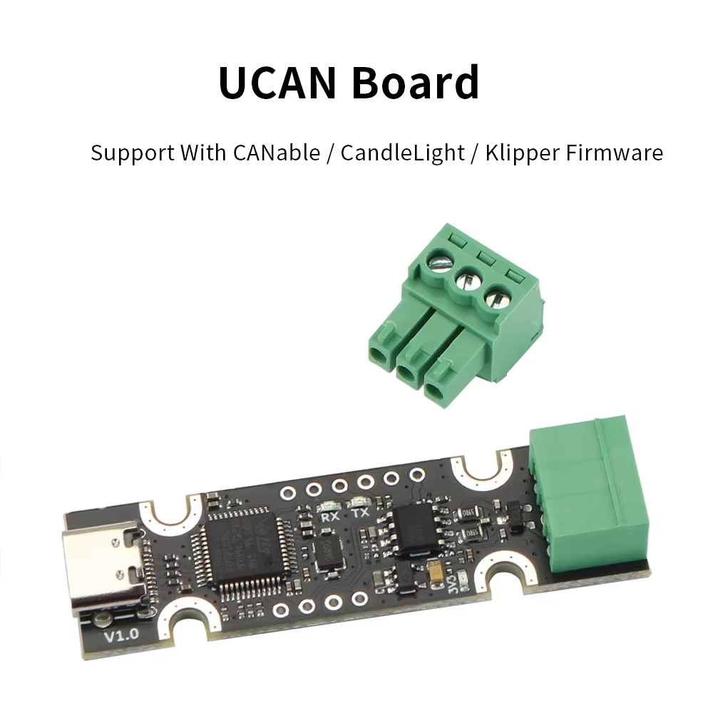 Podpora płyty Toaiot UCAN z oprogramowaniem sprzętowym CAnable / CandleLight / Klipper opartym na adapterze USB na CAN STM32F072 Drukarka 3D