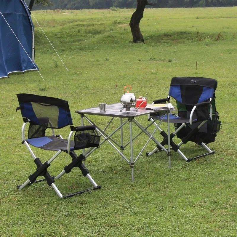 Tragbarer Pico-Sessel, zusammenklappbarer Regiestuhl mit Tragetasche für einfachen Transport, leichter Outdoor-Sitz