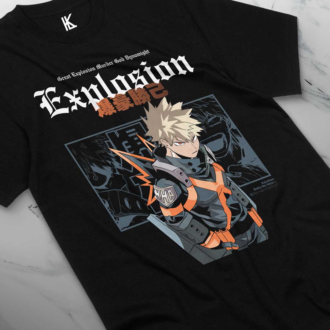 Футболка Bakugo с героями манги, аниме, подарок, футболка, все размеры, хлопок