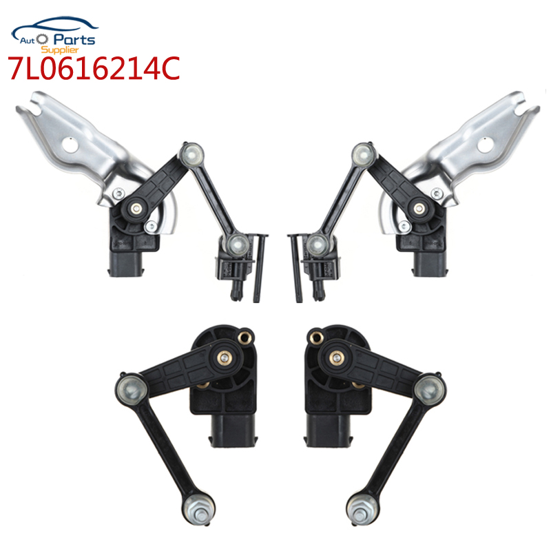 NUEVO 7L 0616214 C 7L 0616213 C 7L 0616571 D para Volkswagen Touareg 7L Audi suspensión neumática delantera Sensor de nivel de altura coche Auto 7L 0616213 D