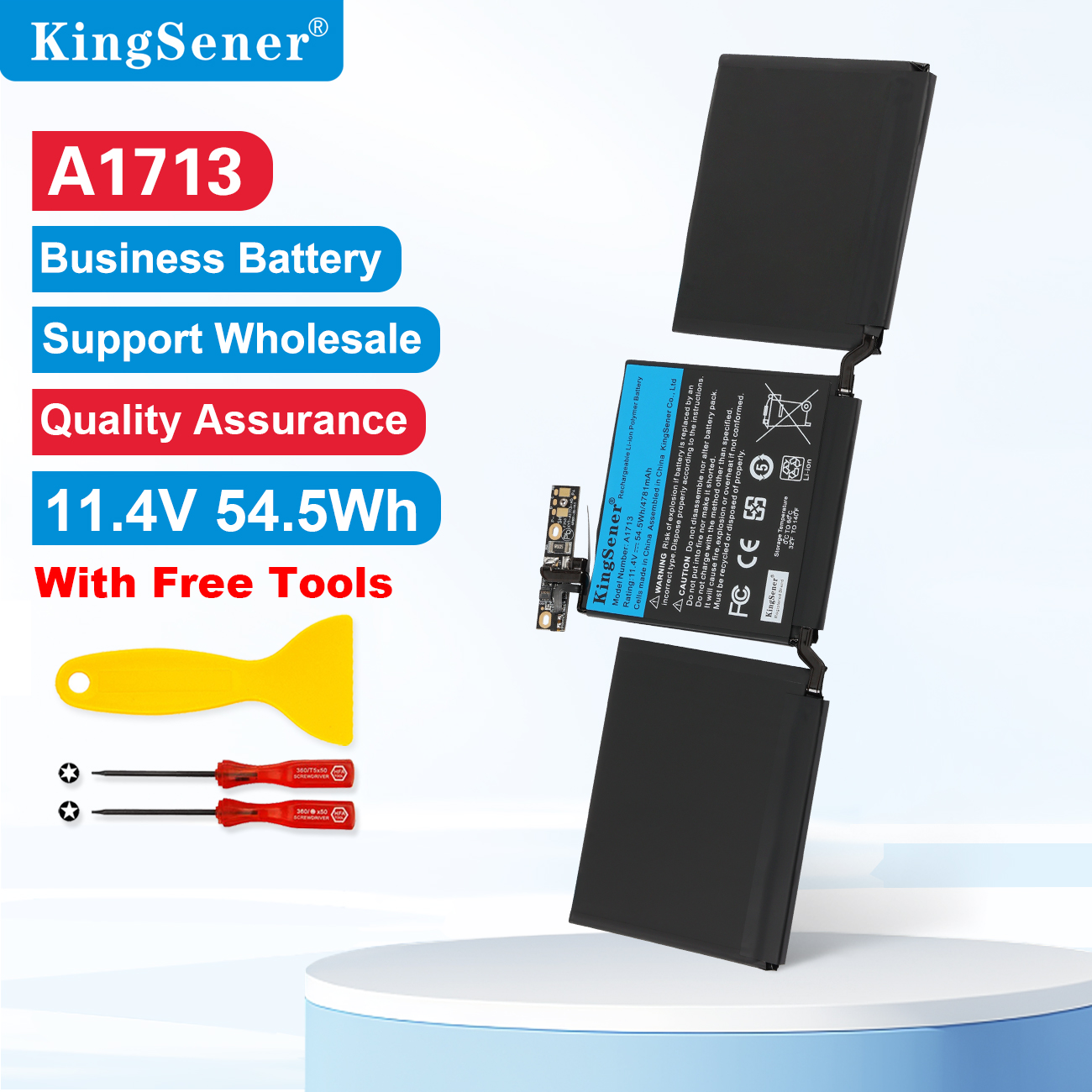 KingSener A1713 Аккумулятор для ноутбука Apple MacBook Pro 13 дюймов A1708 2016 2017 EMC 2978 3164 020-00946 MLL42LL Аккумулятор AKKU 4781 мАч
