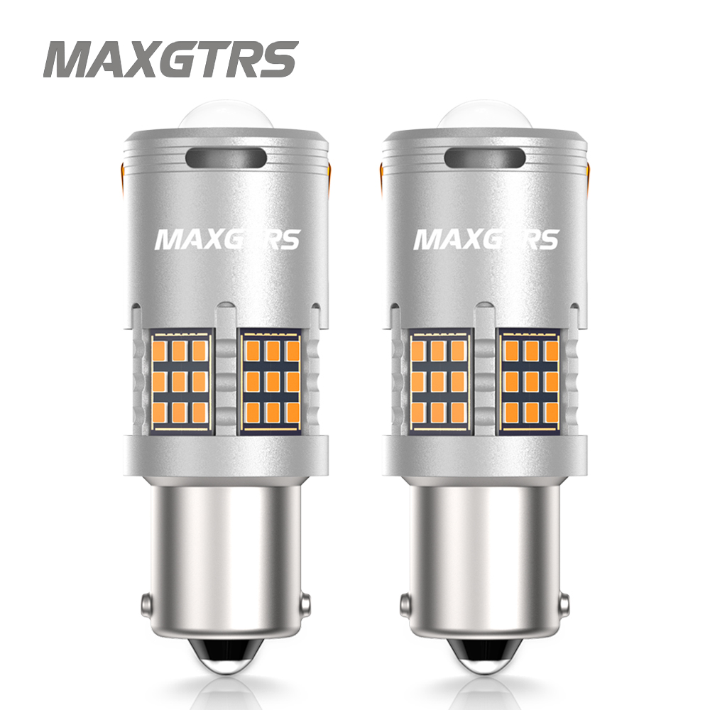 2x 23W P21W LED CANBUS 2500Lm PY21W Bezbłędna BA15S T20 7440 W21W 1156 BAU15S Bez Hyper Flash 12V Lampa kierunkowskazu Super Bright