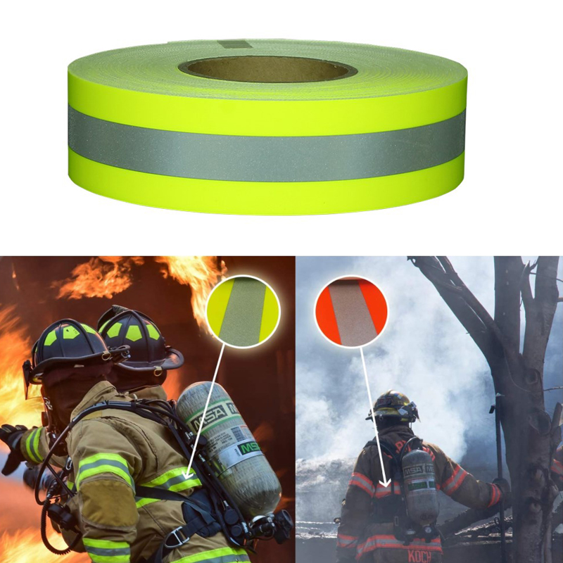 Bandes réfléchissantes de sécurité argent réfléchissant coudre sur tissu réflecteur bande sangle gilet sangle ceinture d'avertissement