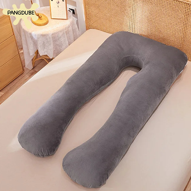 Almohada para embarazadas, almohada de lactancia, cojín de lactancia para mujeres embarazadas, colchón en forma de U para mujeres embarazadas