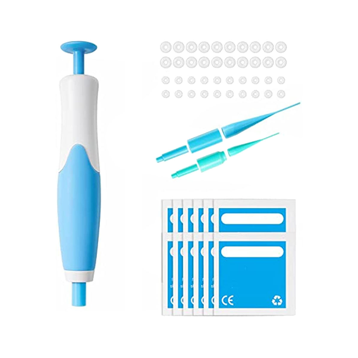 2 In1 Painless Auto Skin Tag Mole Wart Removal Kit Skin Care Body Wart Dot Treatments Remover Cleaning Tools