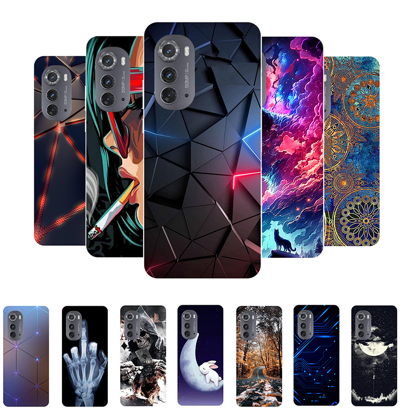 สําหรับMotorola Edge 2022 กรณีซิลิโคนปกหลังเคสโทรศัพท์สําหรับMotorola Moto Edge 2023 2024 นุ่มEdge2022 Fundaการ์ตูน