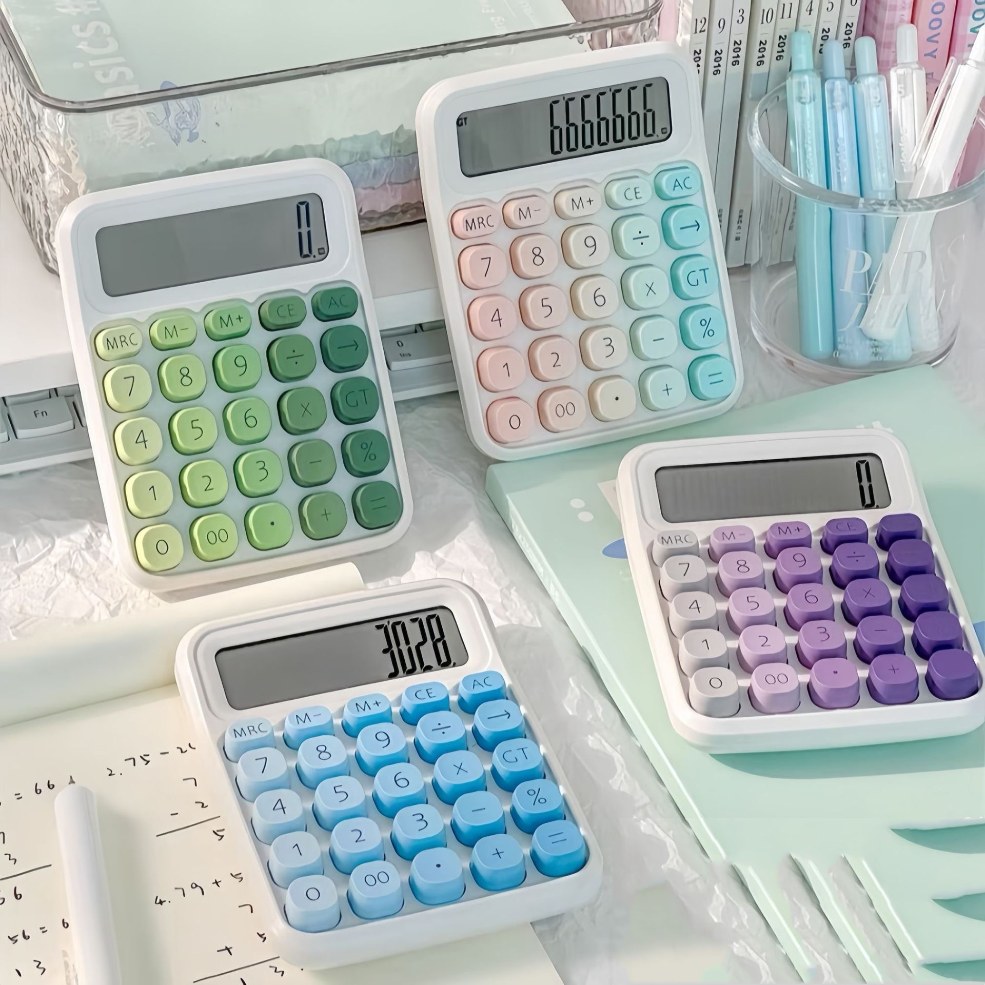 マカロングラデーション大画面ボタン、高値、カラー、コンピューター、ビジネス、スーツケース、学生、売れ筋、1個