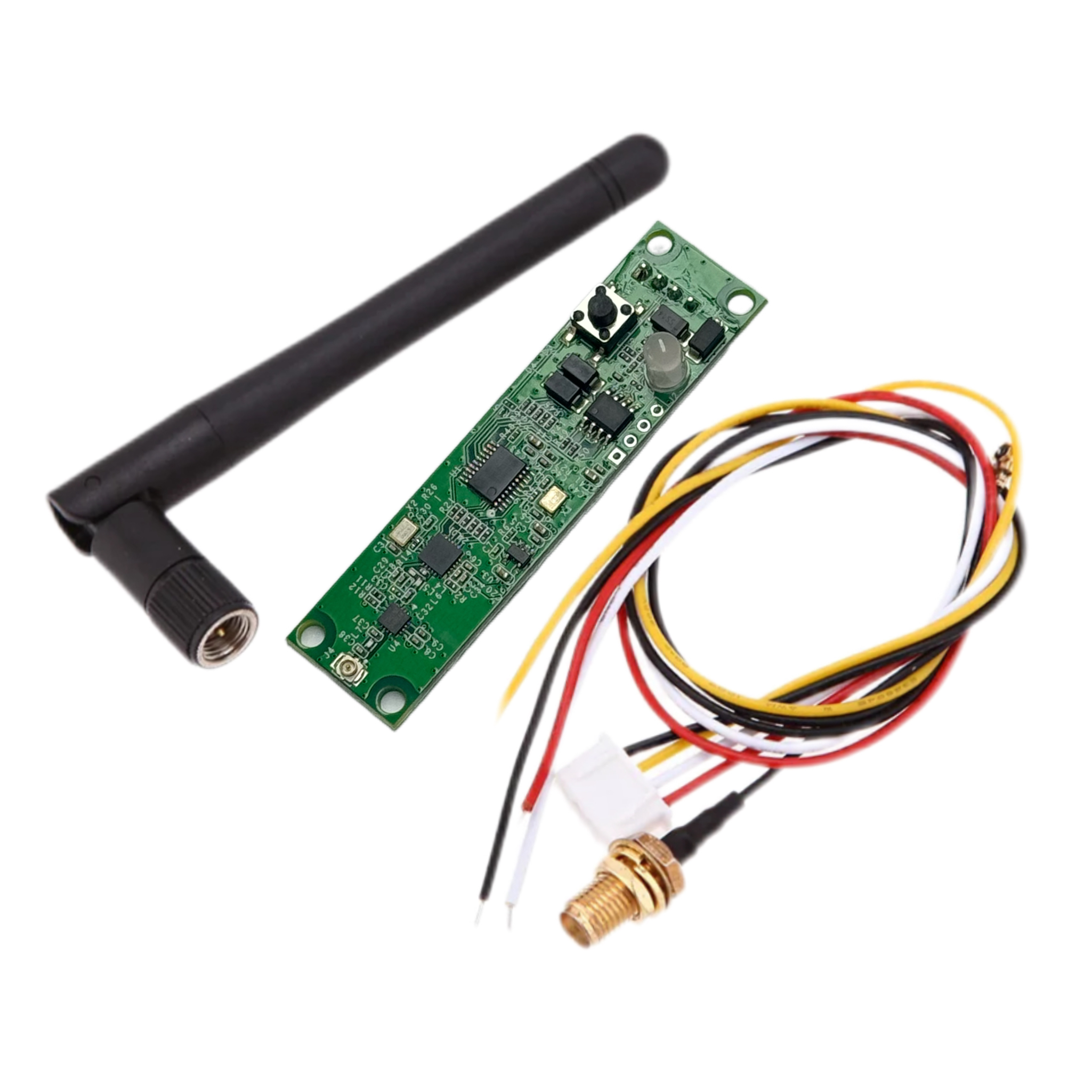 Controlador inalámbrico A8 2,4G ISM DMX 512, módulo PCB, receptor transmisor 2 en 1 para luz de escenario, inalámbrico incorporado DIY 485EE