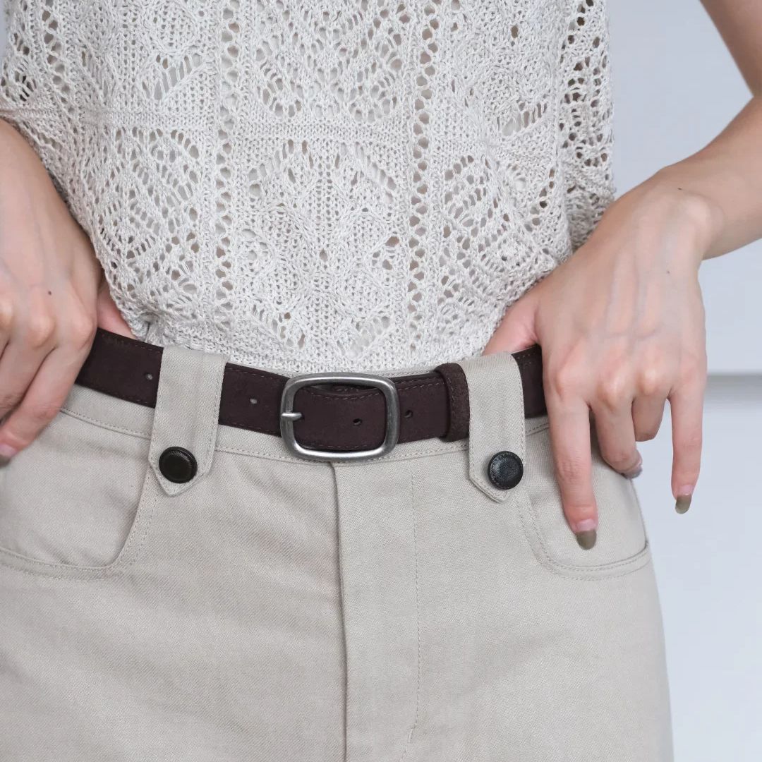 Mode Magere Vrouwen Riemen Vintage Suède Koeienhuid Riem Lederen Riemen Vrouwelijke Jurk Jas Decoratie Legering Gesp Tailleband