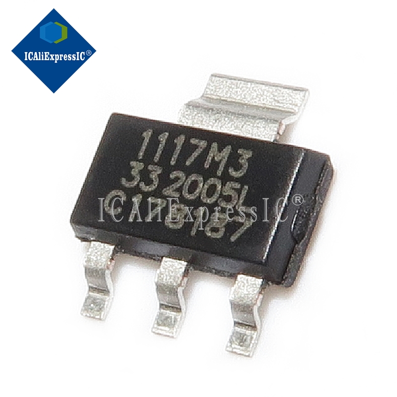 10 pcs/lot spx1117m3-3.3 serigrafia: 1117m3 sot-223