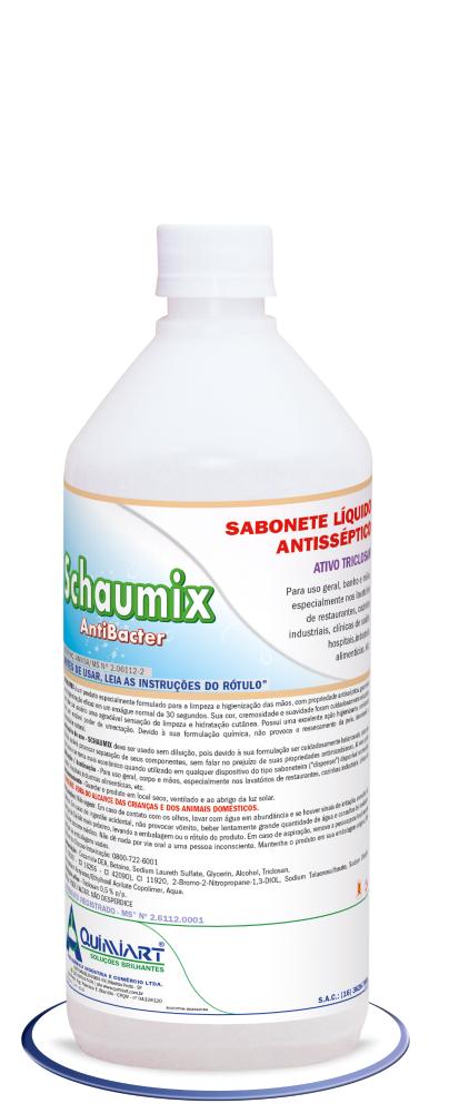 Антибактерицидное мыло Schaumix, антибактерицидное антисептическое Quimart 1 л