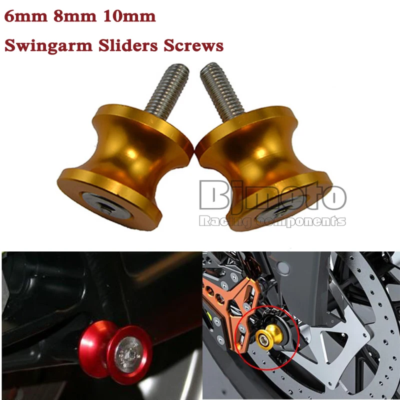 M6 M8 M10 Forcellone Bobine Slider Stand Vite Per BMW S 1000 R RR 750 Per Suzuki GSXR600 GSXR750 GSXR1000 Accessori Moto