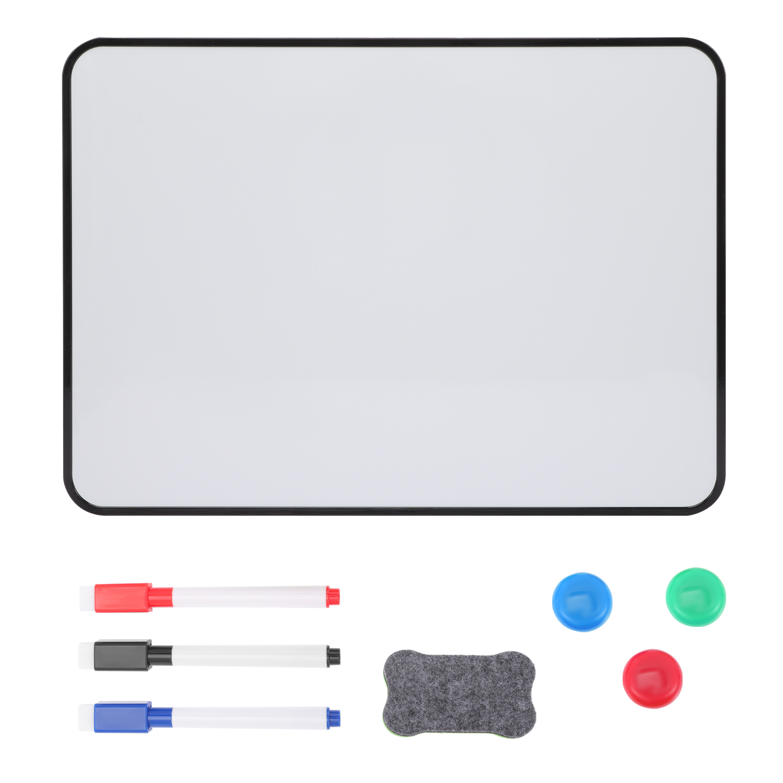 1 pizarra blanca de borrado en seco A3, pizarra blanca para refrigerador, notas de oficina, soporte para mensajes, caballete, tableta de escritura
