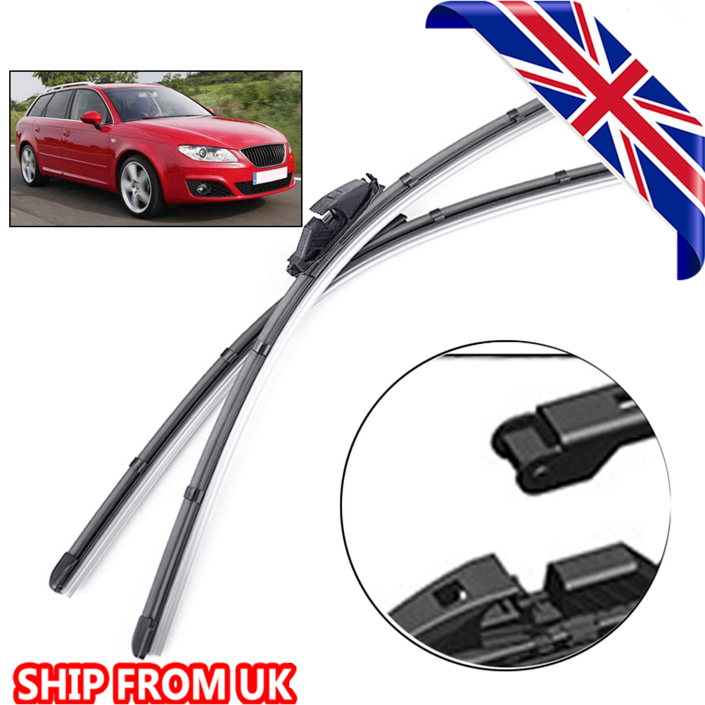 ใบปัดน้ําฝนด้านหน้า (22 "+ 22") สําหรับ SEAT Exeo ตั้งแต่ปี 2009-2013 ที่ปัดน้ําฝนแบบพอดี