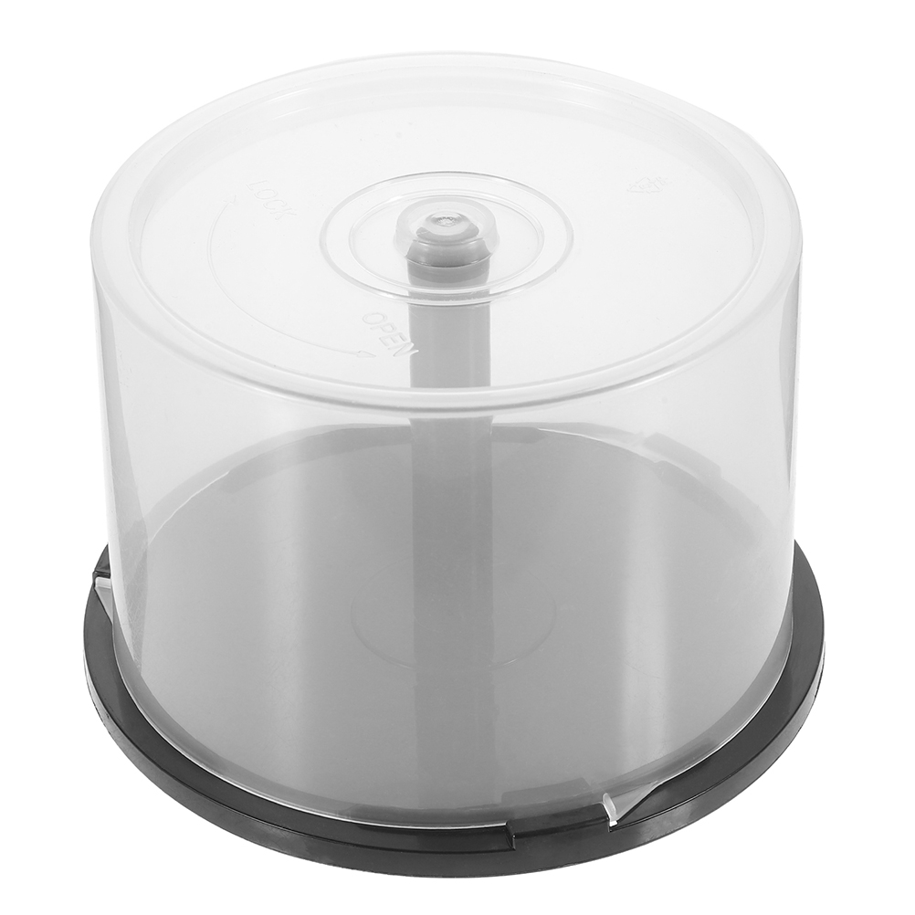 Unidad de almacenamiento de cajas de cubo vacías para CD, contenedor de soporte para coche, caja de pastel con husillo de Dvd, viaje