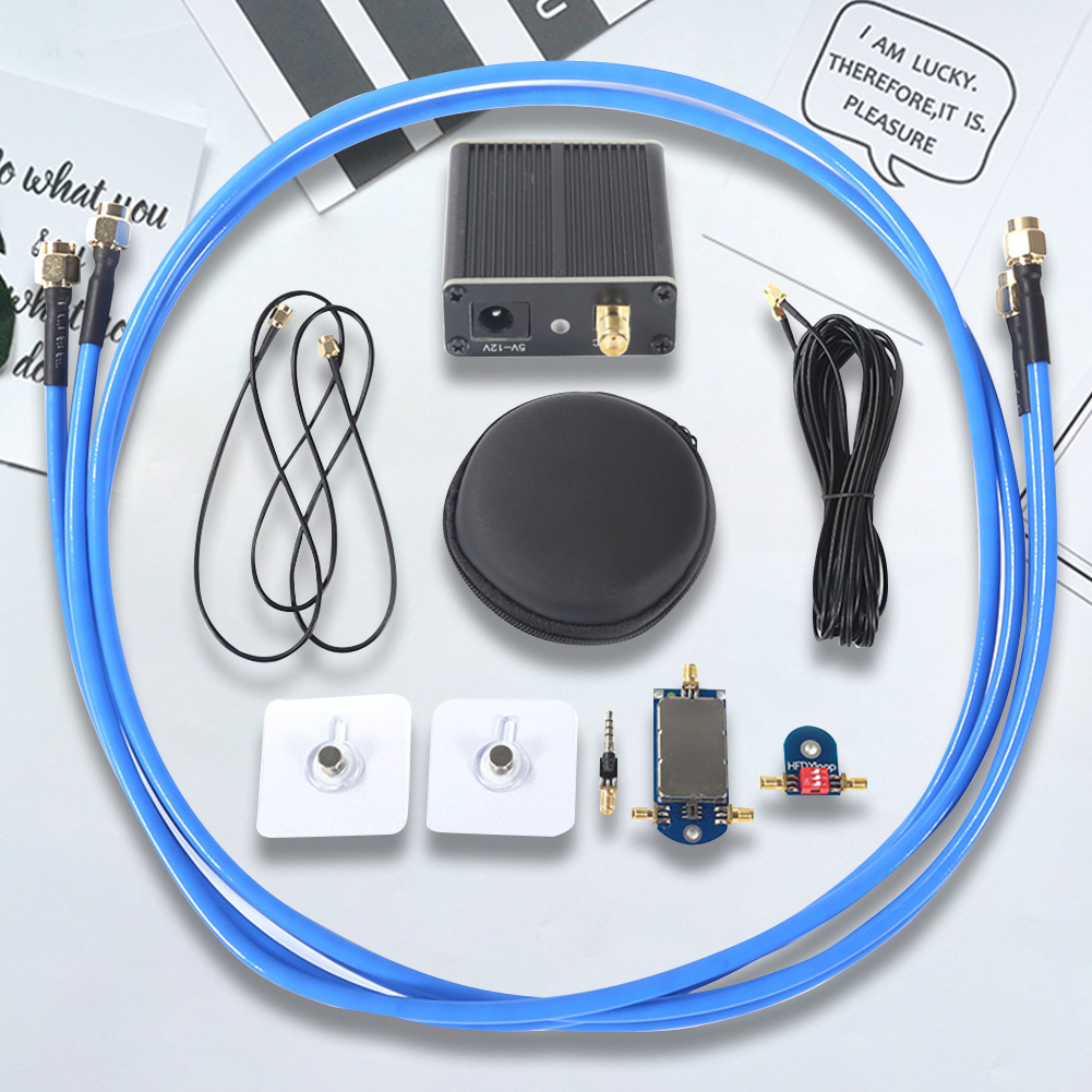 LZ1AQ ขยายสัญญาณแม่เหล็กแบบห่วง50K-500MHz เสาอากาศแบบพกพา17dB HF AM FM VHF UHF UHF UHF ตัวรับสัญญาณวิทยุ