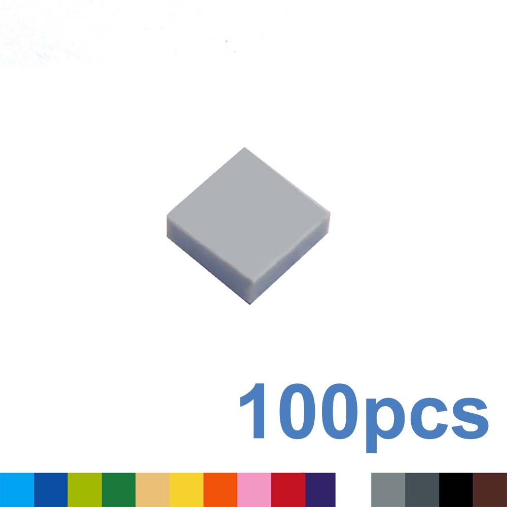 100 sztuk DIY klocki rysunek cegły gładkie 1x1 24 kolor edukacyjne kreatywne rozmiary zabawki dla dzieci kompatybilne z markami