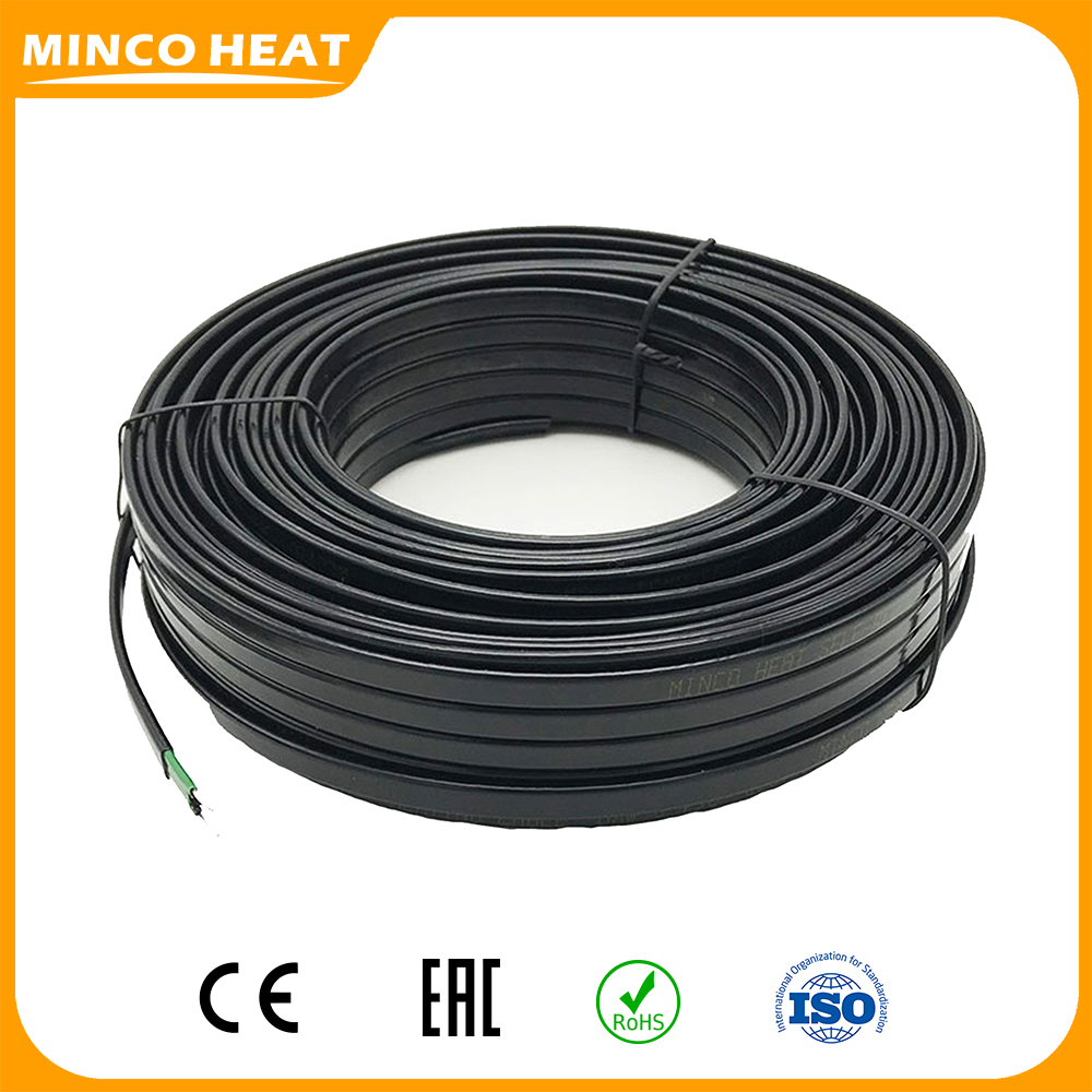 Minco Heat 12V 24V 110V 220V Water Pipe Anti-freeze Frost Protection Heating Cable for Roof Self Regulating Electric Heater Wire