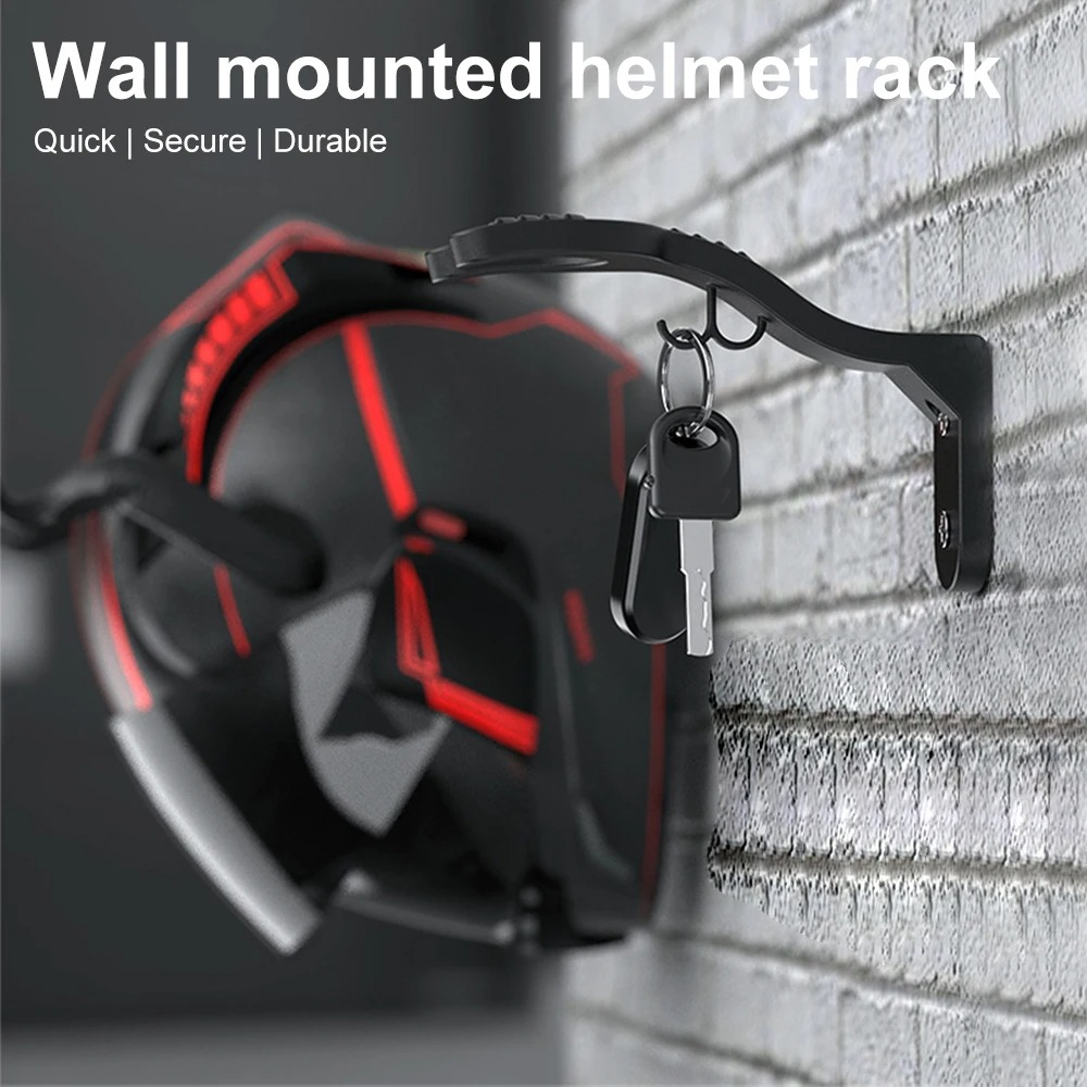 2–5 Stück Mehrzweck-Wandhalterung für Helme, robuste Aufhängung für Motorradhelme, Jacken, Küchenschränke, zur Aufbewahrung