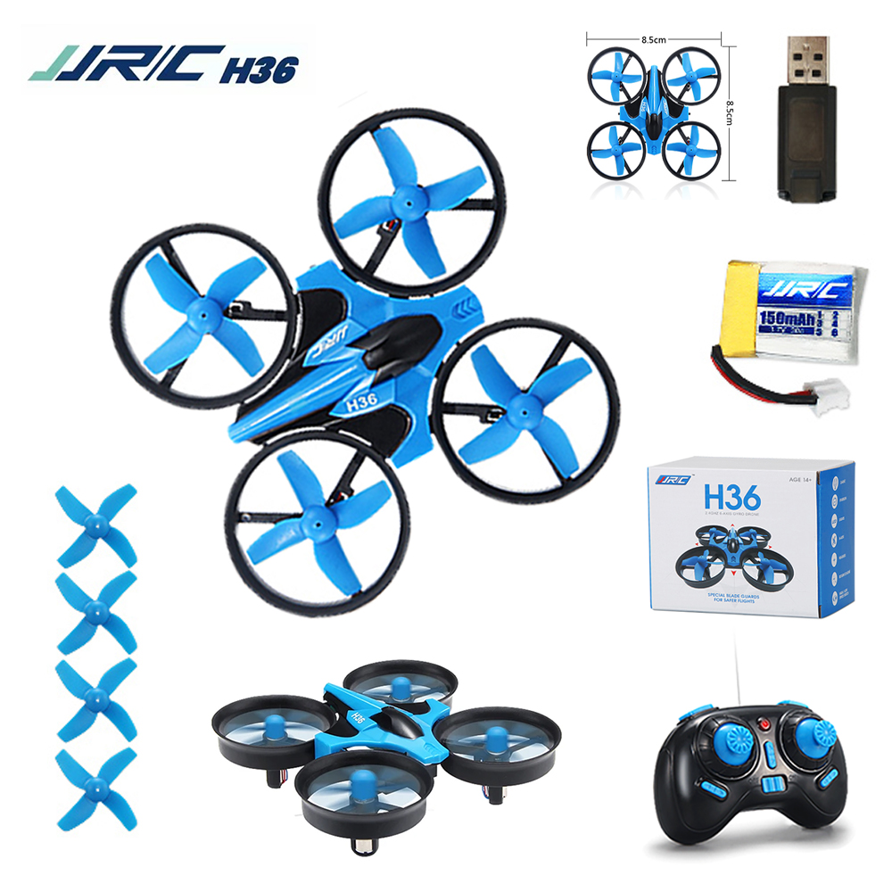 JJRC H36 Mini Rc 2.4G Drone Modo sem cabeça de 6 eixos UAV Helicóptero para evitar colisões 360 °   Brinquedos para meninos de aeronaves quadricópteros lançando