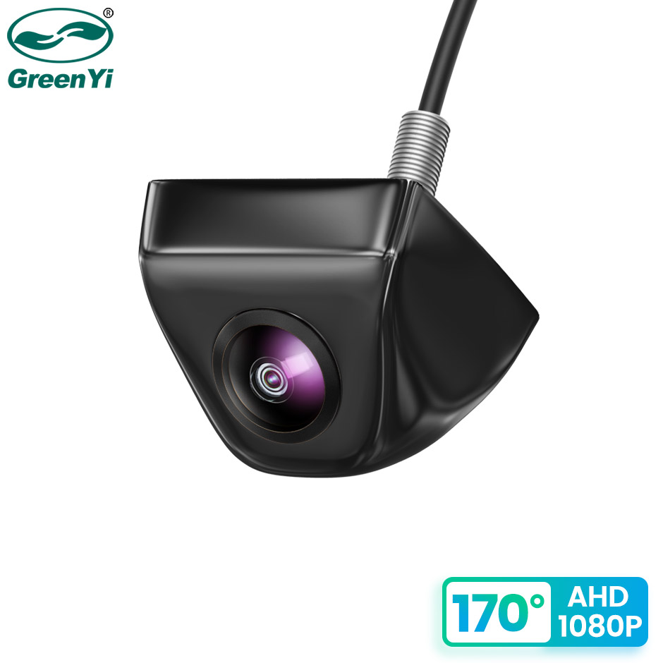 GreenYi AHD 1920x1080P Samochodowa kamera cofania Full HD Night Vision 170 °   Kamera cofania pojazdu z obiektywem typu rybie oko C818