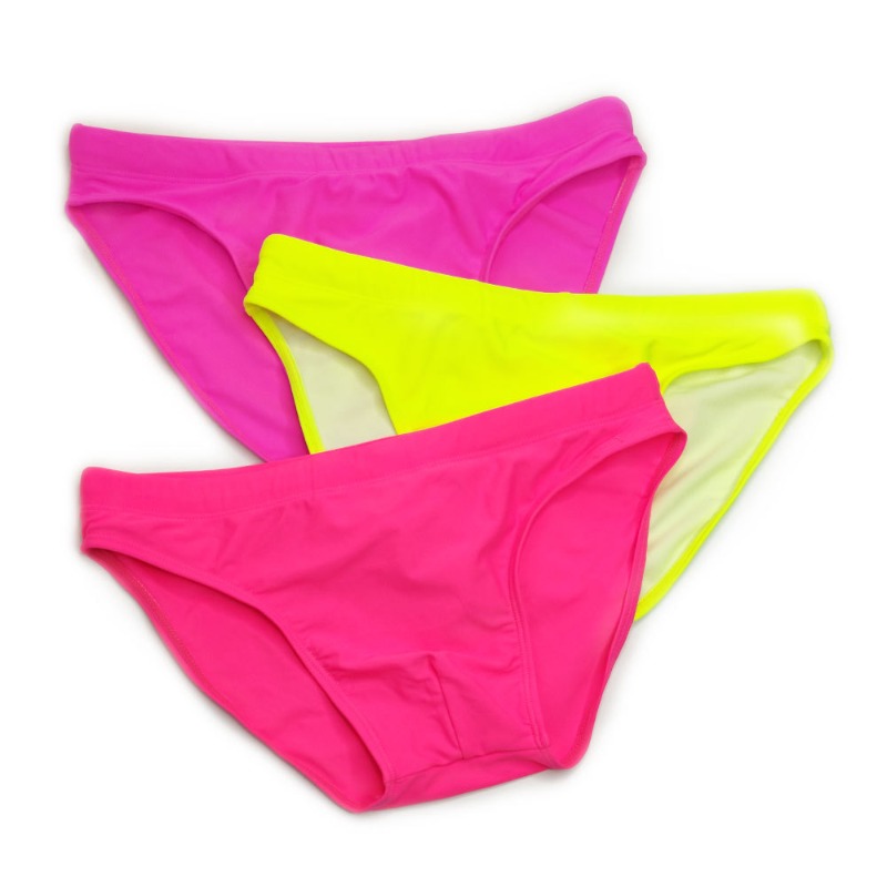 Maillot de bain triangle petit, couleur unie, Simple, avec bonnet, slip de plage à séchage rapide, UXH096-1