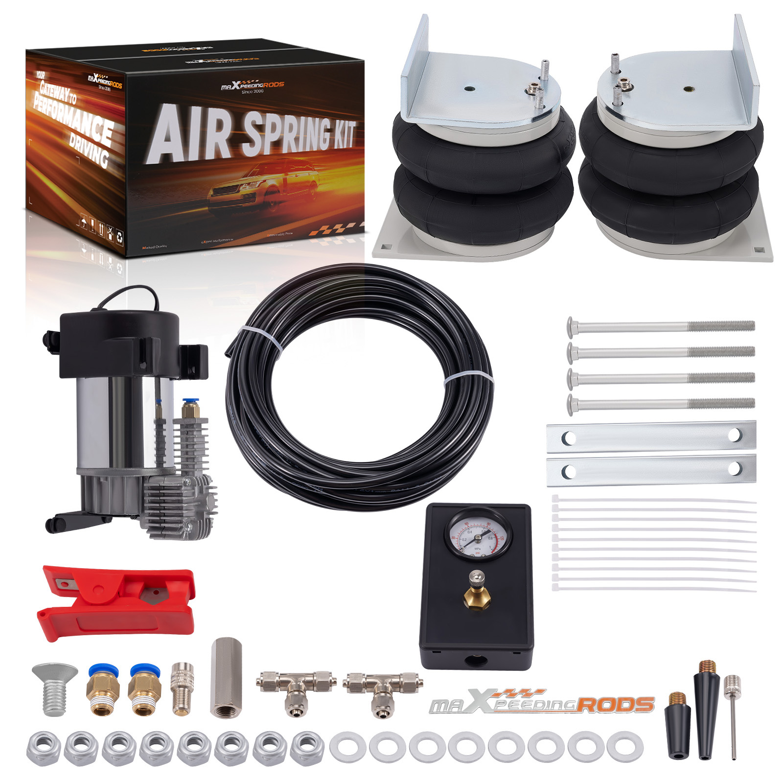 Kit de sac à ressort de Suspension pneumatique + compresseur pour Renault Master 2010 – 2024, amortisseur de jambe de Suspension pneumatique