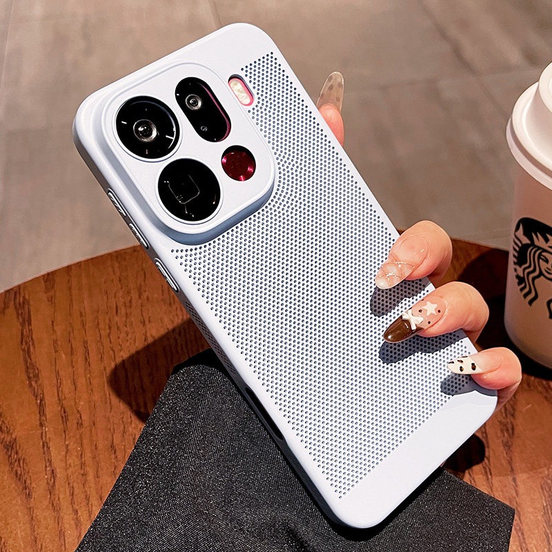 Coque de luxe colorée pour OPPO Find X9 Pro, dissipation de la chaleur, ultra-fine, givrée, respectueuse de la peau, en PC, pour Oppo Find X9 Pro Funda