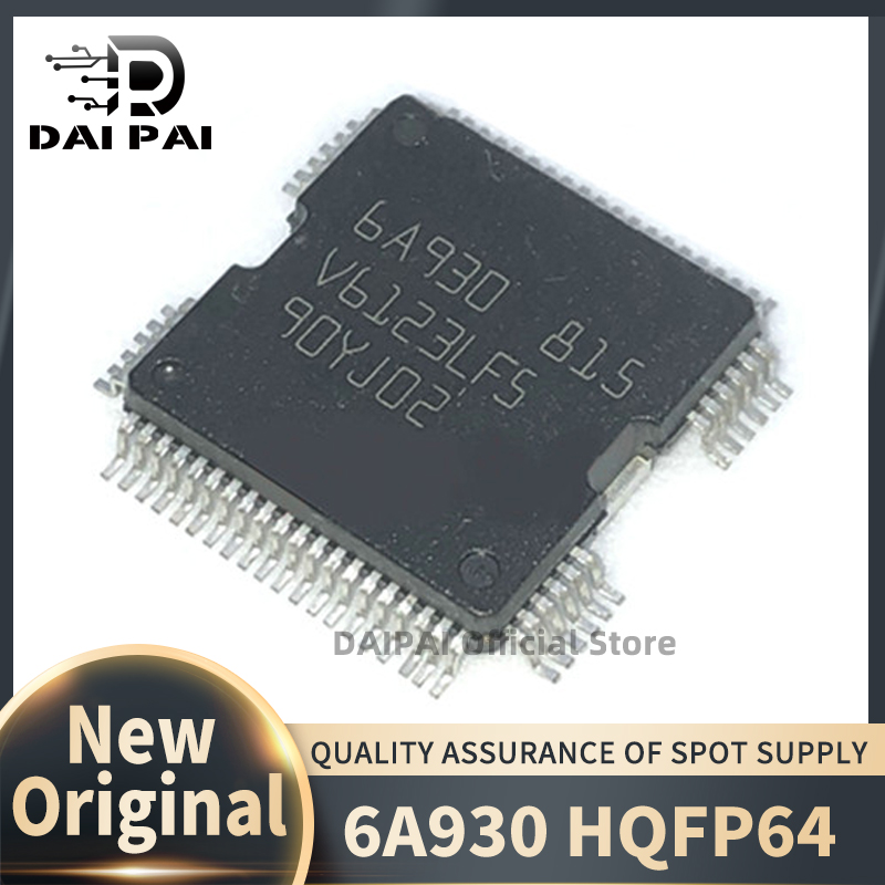 (10 stks/partij) 100% Nieuwe originele 6A930 HQFP Automotive Motor Computer Board ME7 Brandstofinjectie Driver Chip IC