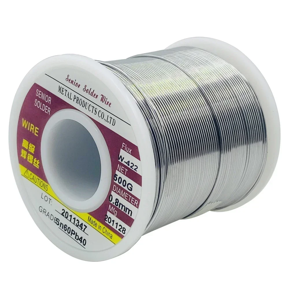 チンワイヤー付きコアはんだごて,洗浄なしのワイヤーロール,高品質の電気修理,200g, 300g, 500g