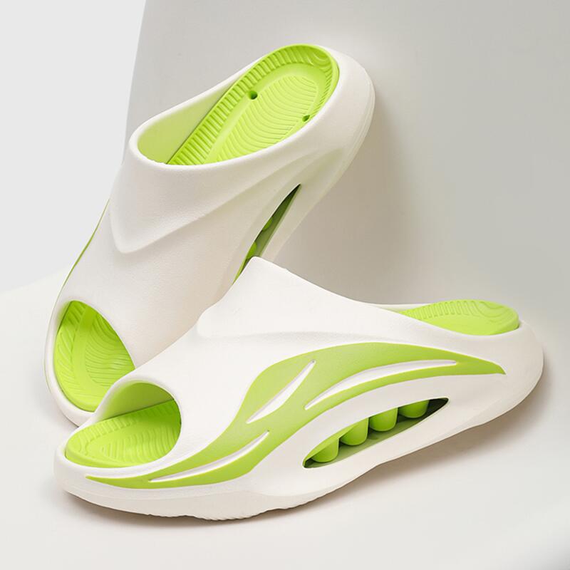 2025 nuovi uomini pantofole da massaggio diapositive sandali da esterno per interni scarpe casual da spiaggia suola comoda pantofole da uomo di grandi dimensioni 36-45