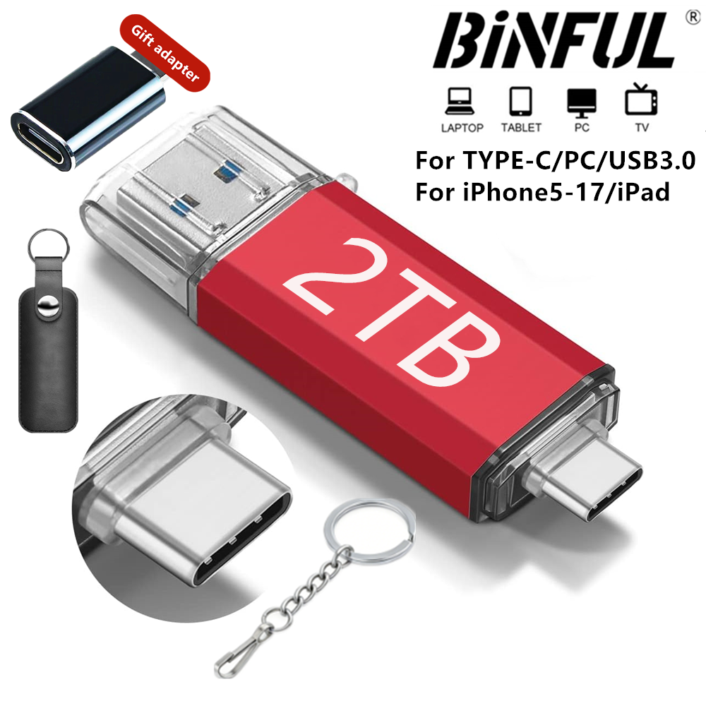 USB-флеш-накопитель OTG 512 ГБ, USB 3.0 Type-C для iPhone, iPad, 128 ГБ, 256 ГБ, флешка для Samsung, Huawei, Xiaomi, Android, ноутбуков, карта памяти