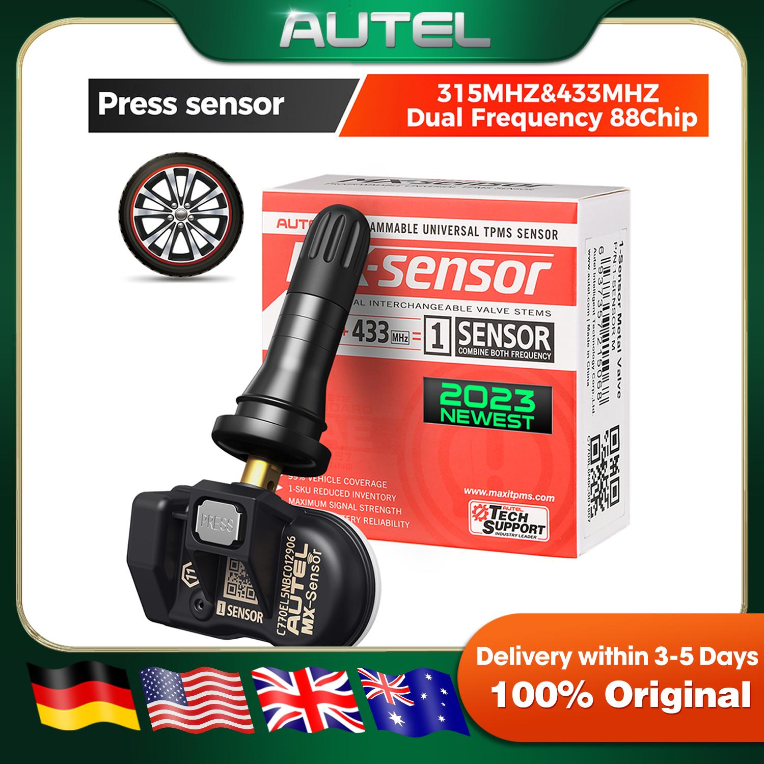 1/4PC Autel MX Sensor Rubber 433MHZ+315 MHZ 2in1Mx-Sensor TPMS Narzędzie do naprawy opon Akcesoria samochodowe do MaxiTPMS TS501 TS508WF