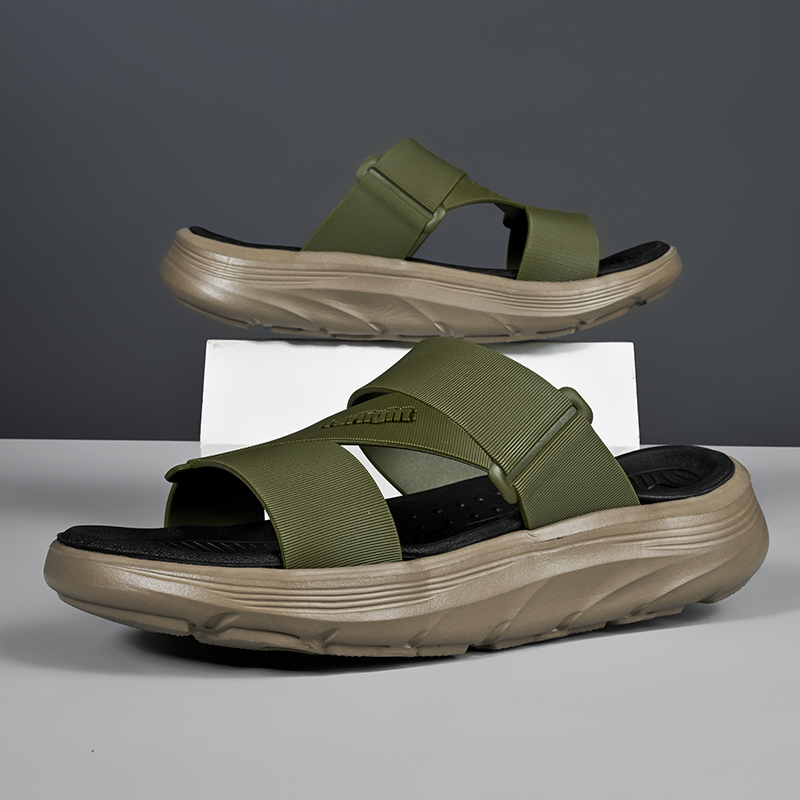 Nuovi Sandali Estivi da Uomo, Moda Outdoor, Scarpe Casual Comode con Suola Spessa, Taglie Grandi, Leggere e Antiscivolo