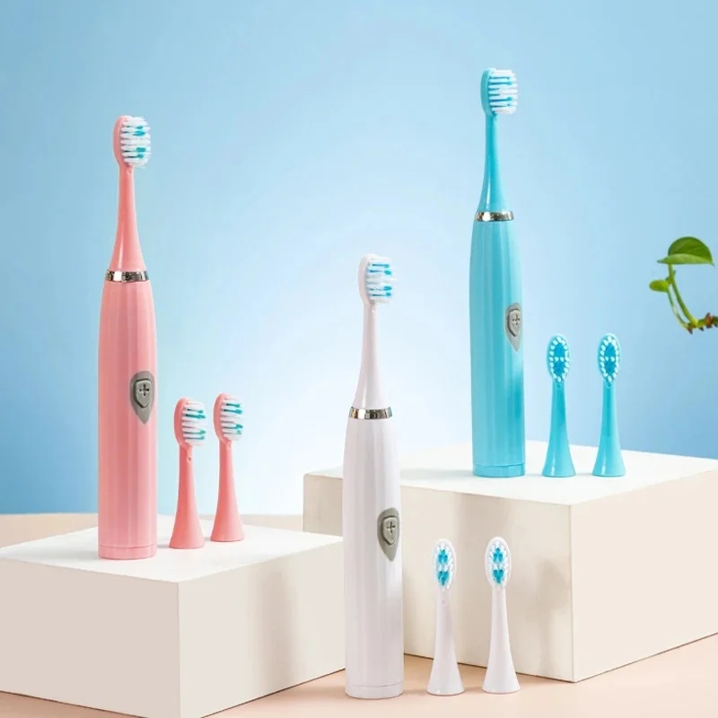 Cepillo de dientes eléctrico para adultos, cerdas suaves DuPont, batería portátil, resistencia IPX6, resistente al agua, inteligente, eficaz, cuidado bucal