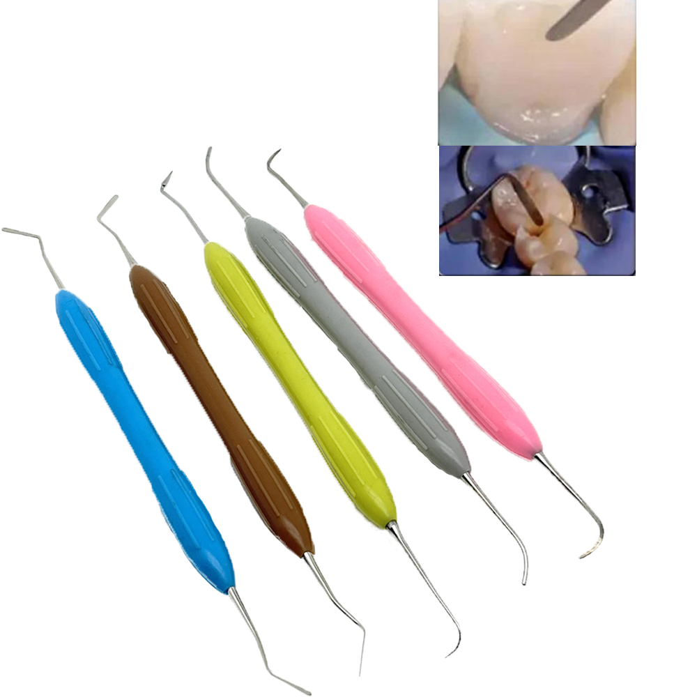 Herramienta Dental, espátulas de resina, instrumentos compuestos, relleno de resinas de silicona, Material Dental de restauración estética para dentista