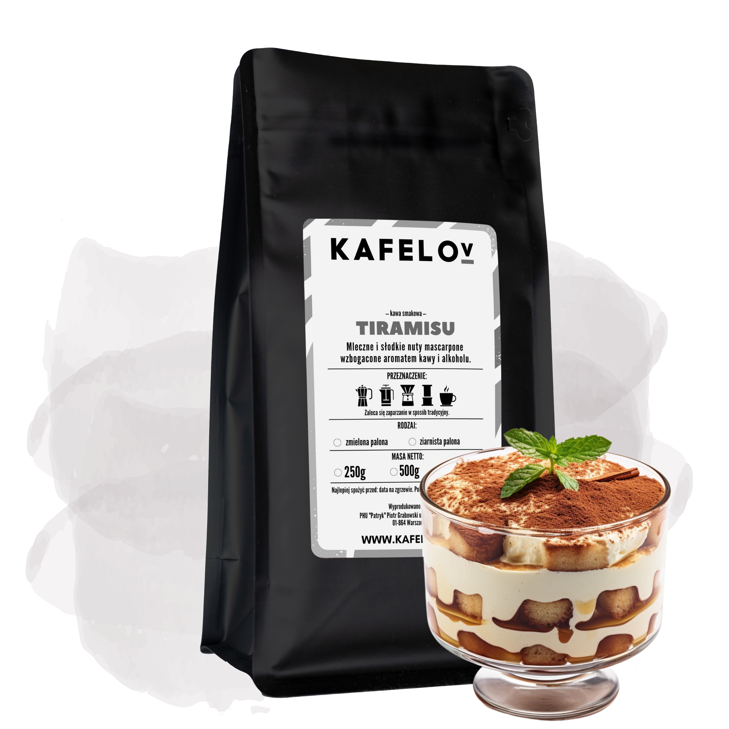 Kafelov Kaffeegeschmack TIRAMISU 1000G Getreide