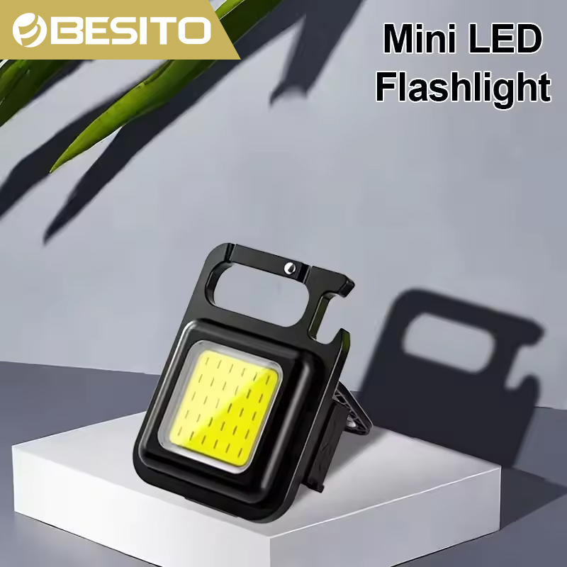 USB充電式穂軸LED懐中電灯,ポケットキーホルダー,防水作業灯,超高輝度,15000ルーメン,アウトドアキャンプに適しています