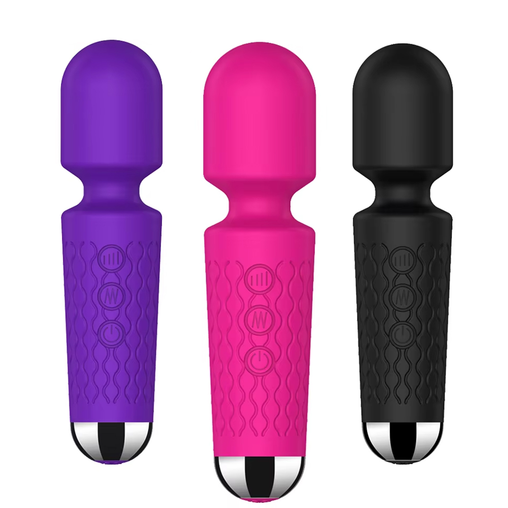 20 Geschwindigkeiten Leistungsstarker AV-Vibrator Zauberstab Klitoris-Stimulator Sexspielzeug für Frauen G-Punkt-Massagegerät Erwachsener weiblicher Sex Erotikprodukt
