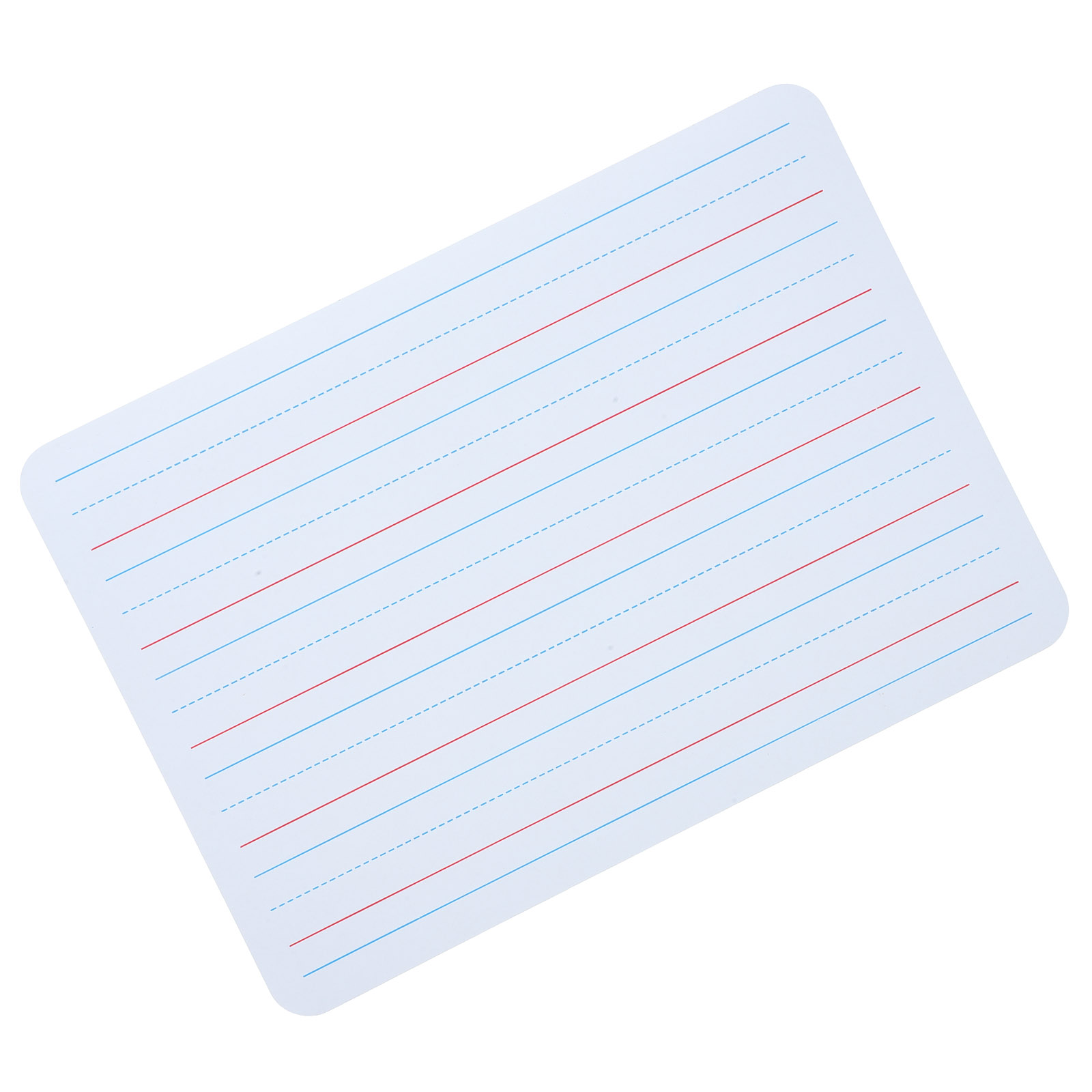 Pizarra blanca borrable, tablero de letras de cuatro líneas y tres rejillas, tablero de escritura en inglés, pizarra de enseñanza, tablero de escritura borrable