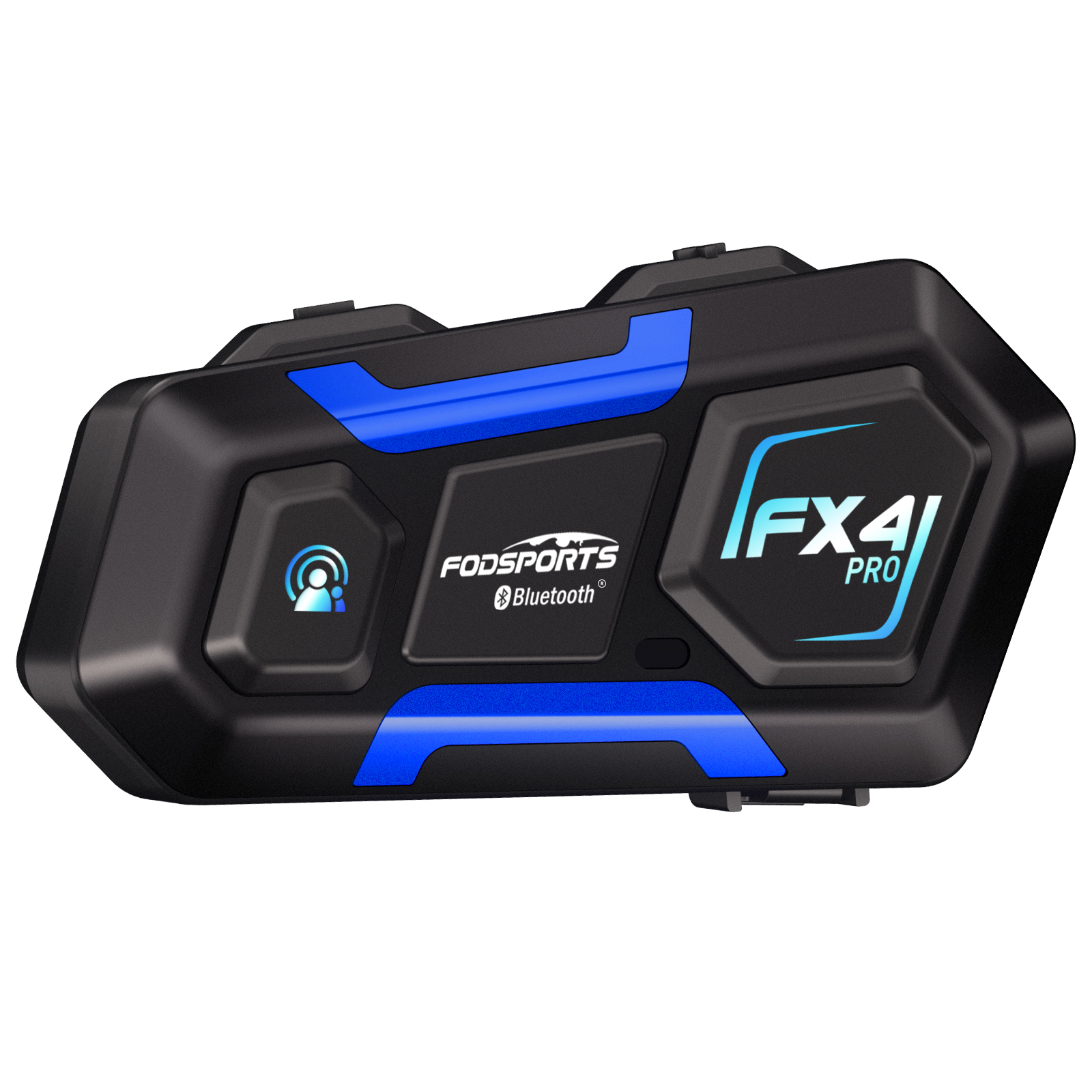 Kask motocyklowy Fodsports FX4 Pro Zestaw słuchawkowy Bluetooth 4 zawodników Komunikacja domofonowa Moto, radio FM