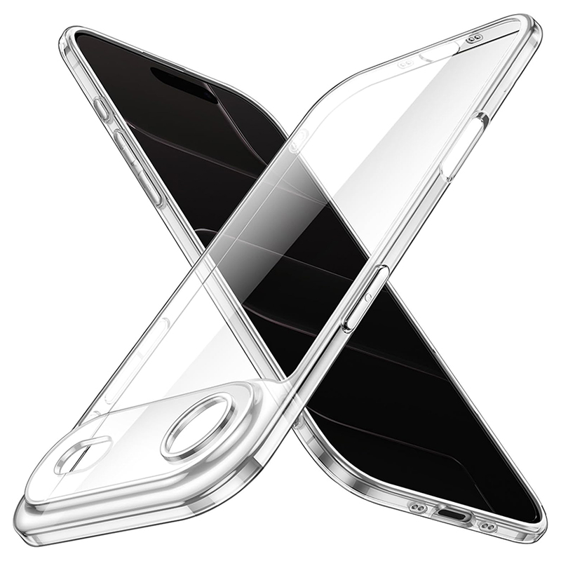 Custodia per telefono Militray Grade per iPhone 17 Cover posteriore Air Custodia trasparente in acrilico Hybird per iPhone 17 Pro Max Paraurti rigido per PC di lusso