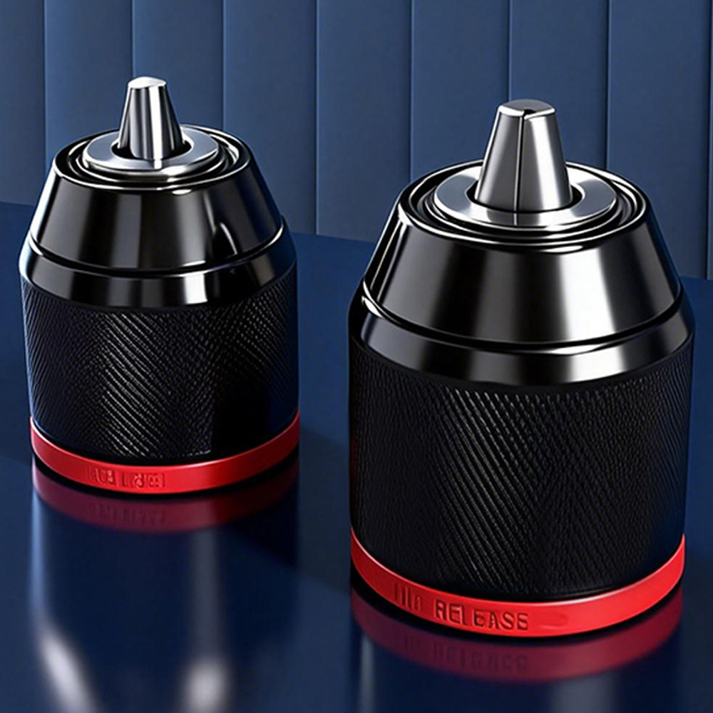 1 peça de mandril de metal sem chave, 0,8~10mm, 2~13mm, mandril de catraca de 3 mandíbulas com trava automática, para furadeira elétrica, furadeira sem fio e furadeira de lítio