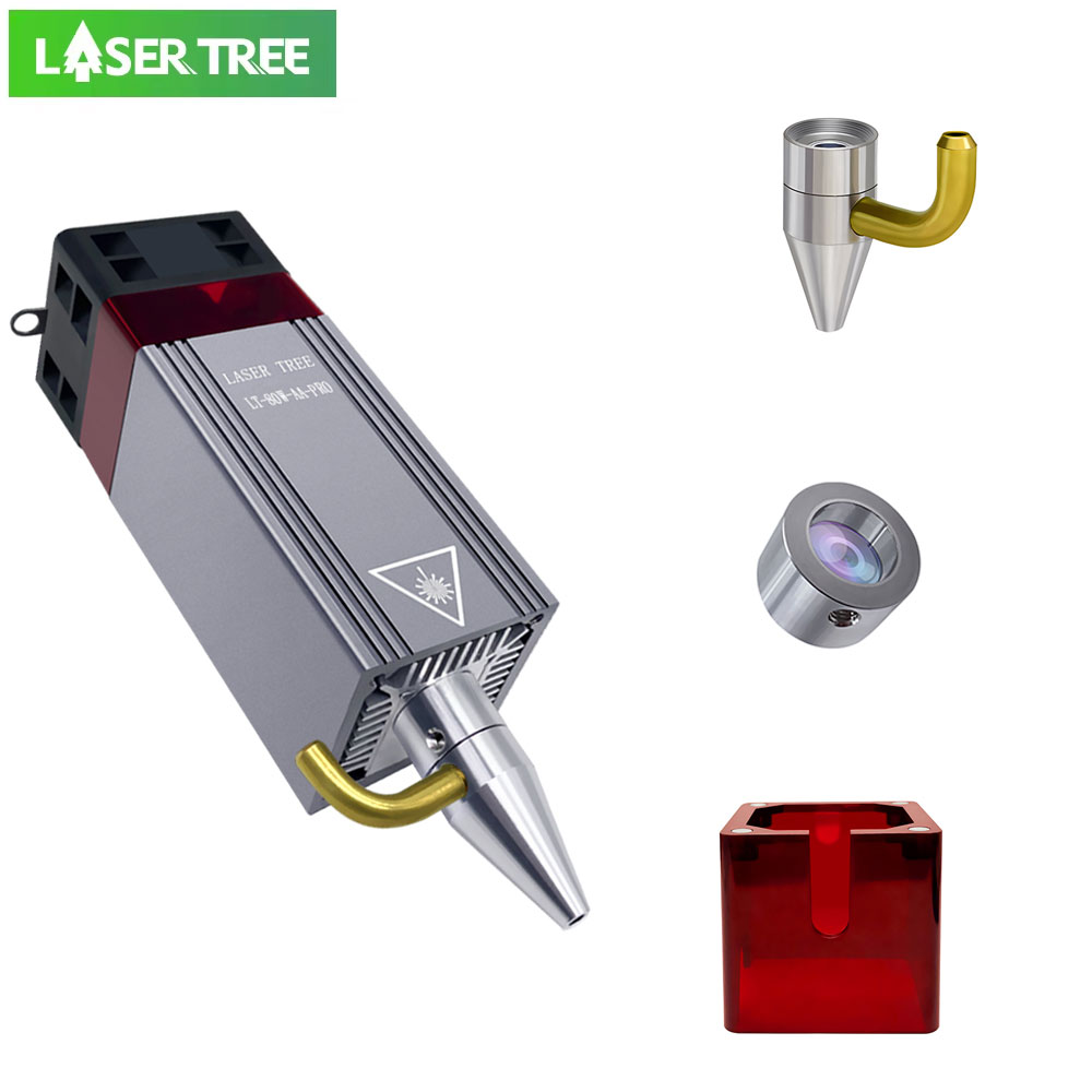 LASER Cây LT-80W-AA Laser Mô Đun Phụ Kiện Không Vòi Phun Mắt Bảo Vệ Điều Khiển Ban Tấm Trượt Làm Việc Gỗ Dụng Cụ