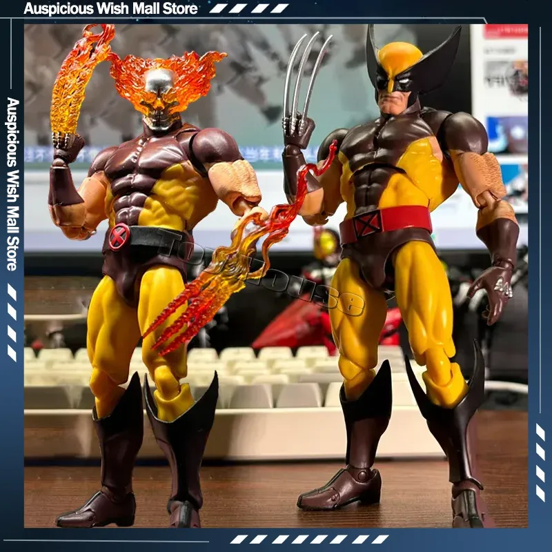 Genuine Ct Toys Wolverine Anime Figure Mafex 138 Deadpool 3 Movie Action Figure Figurine Model Statue Collection Model Toys Gift