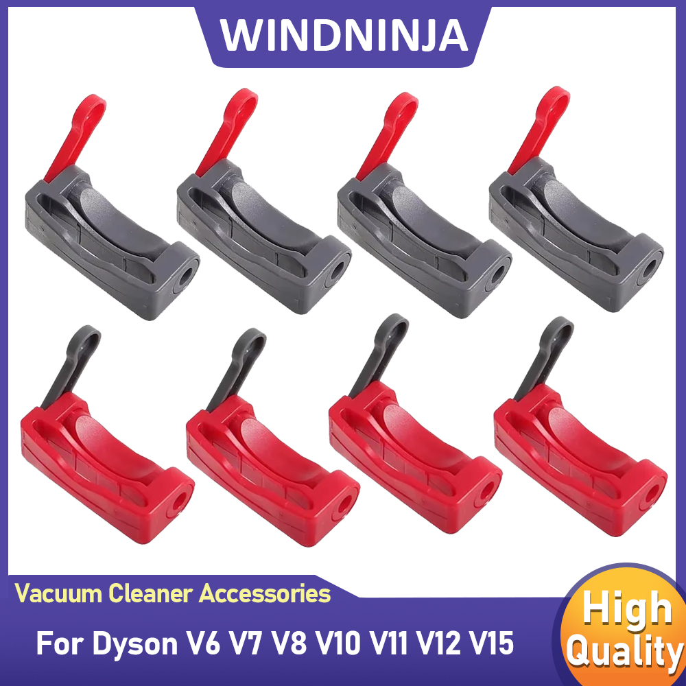ダイソンV6 V7 V8 V10 V11 V12 V15ハンドヘルド掃除機スイッチボタンリガーロッククリップホルダー交換用アクセサリーパーツ